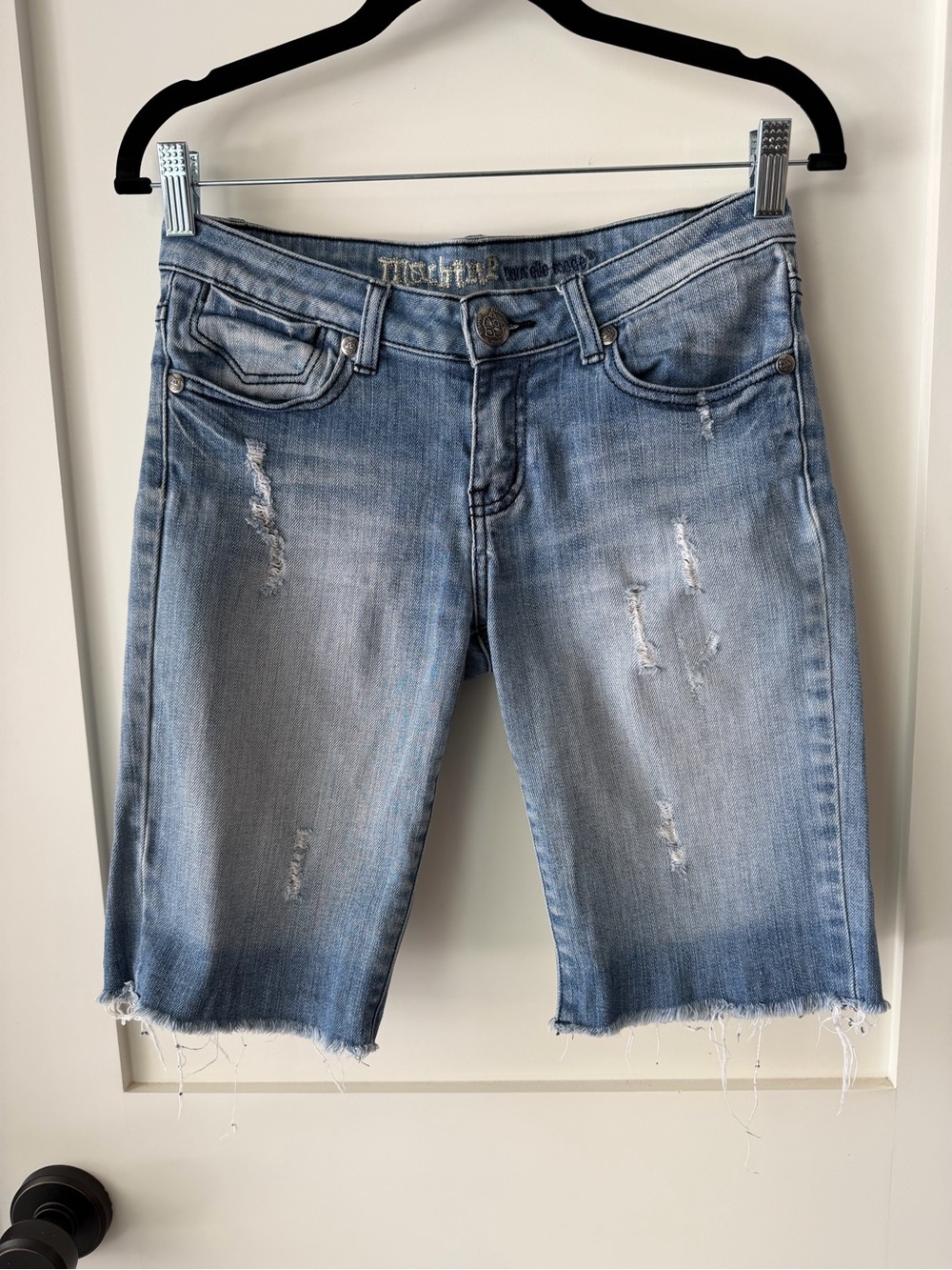 Machine Jeans Size 3 Cutoff Distressed Denim Shorts Women's